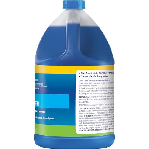 Clorox® Pool&Spa™ Swimming Pool Crazy Clarifier, Creates Crystal Clear Pool Water, 128 Fl Oz (Pack of 1)