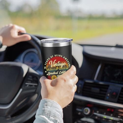 Funny 70th Birthday Gifts for Men Women,70 Year Old Birthday Gifts for Men, 70th Men Birthday Gift Ideas, Gifts for 70 Year Old Man-20 Oz Tumbler