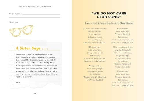The Official We Do Not Care Club Handbook: A Hot-Mess Guide for Women in Perimenopause, Menopause, and Beyond Who Are Over It ― A Bestselling Women's Health Manual 0063492636