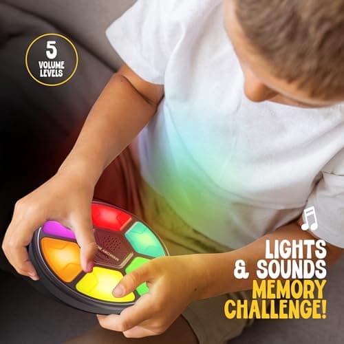 Memory Game for Kids - Gifts for Boys & Girls - 6 7 8 9 10 11 Year Old Boy Birthday Gifts - Kids Games - Toys for 10 Year Old Boy - Car Handheld Travel Games Road Trip for Ages 4-8, 6-8, 8-12 Years