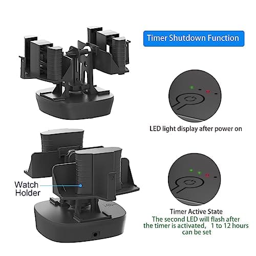 FEICHONGHO Watch Winder for Automatic Watches,Timer Shutdown Function,Support Single and Double Watch Spinner,Self Winding Turner,Rotating Device