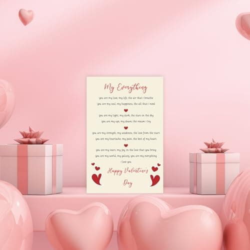 Lovely Valentine's Day Card,Funny Valentines Gifts for Him Her,Men Gifts Valentines Day,Love Card Gifts for Valentine's Day