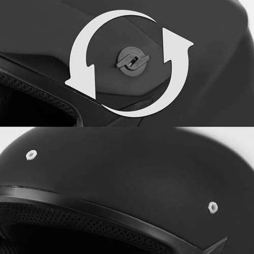 CARTMAN Adult Dirt Bike Helmets Motocross ATV Dirtbike Offroad Full Face Motorcycle Helmet, DOT Approved Matte Black and Blue