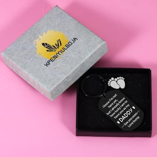 New Dad Gifts for Men: First Fathers Day Keychain