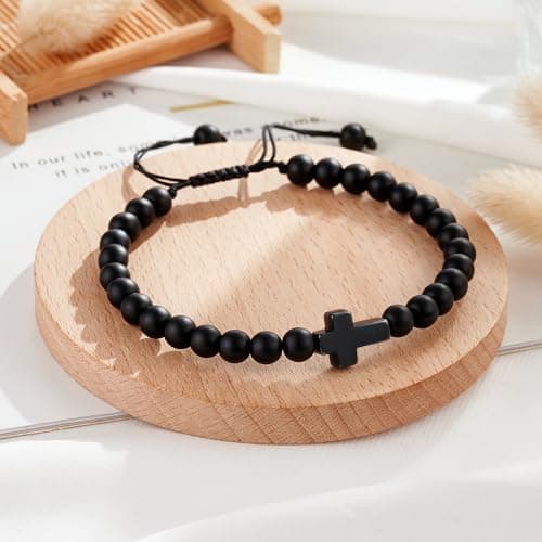 Gift for Easter, Christmas, Birthday, Valentines Day ... Tarsus Cross Bracelet for Men Teens, Fashion Jewelry Christian Gifts B0FNM7D3ZP