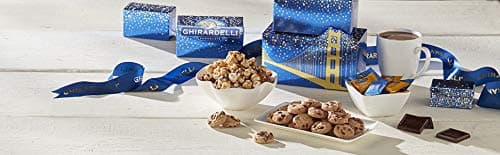 Ghirardelli Chocolate Gift Tower by Wine Country Gift Baskets Gift for Families College Students Appreciation and more