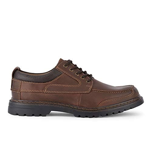 DOCKERS Mens Overton Leather Rugged Casual Oxford Shoe with Stain Defender - Wide Widths Available