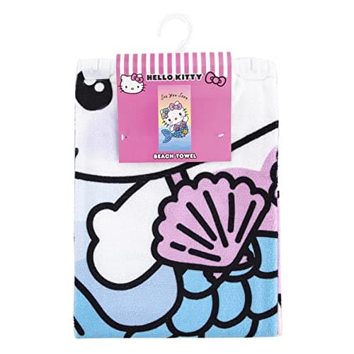 Northwest Hello Kitty Beach Towel, 30" x 60", Sea You Soon B09LQ7M3YV