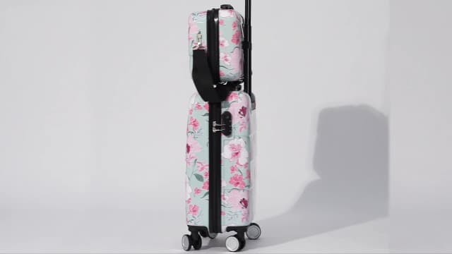 Merax 5 Piece Luggage set of printing hard shell suitcases with Double Spinner Wheels Suitcase with Lock 8" 14" 20" 24" 28"