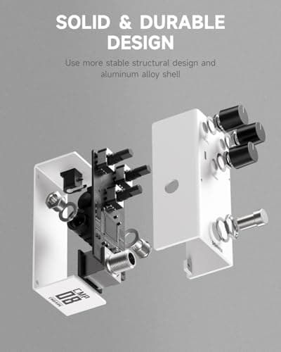 Donner Compressor Pedal for Electric Guitar, DIY Shell, Analog True Bypass Effects Pedal, Vintage Warmth & Studio-Grade Clarity(EMBARK 08)