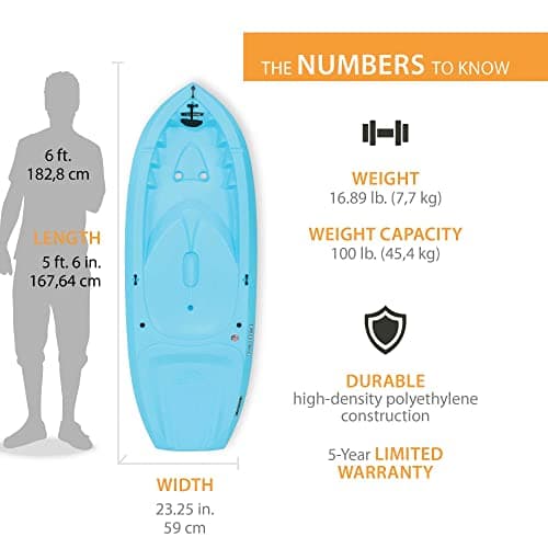 Lifetime Cadet Youth Kayak - Paddle Included