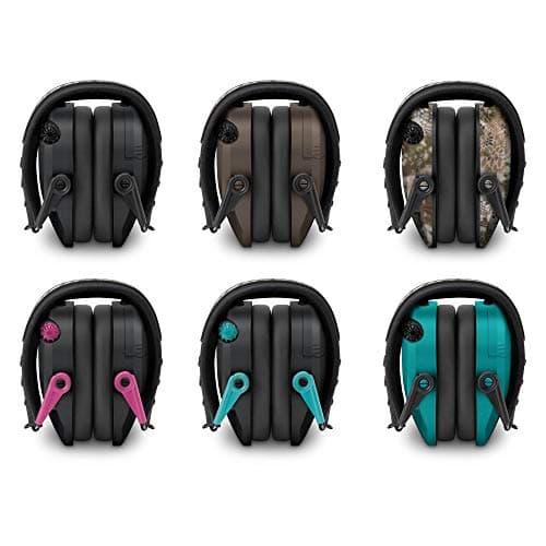Walker's Razor Slim Ultra Low Profile Compact Design Adjustable Range Shooting Hunting Hearing Protection Electronic Earmuffs