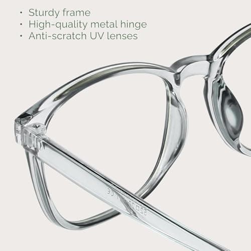 MIGSIR 6 Pack Blue Light Blocking Glasses for Women Men – Stylish Computer & Gaming Glasses, Fashion Square Frame Eyewear