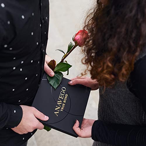 True Bond Comes with Unique Storage Gift Box Matching Couples Bracelet Set. Gift for Her Him Boyfriend Girlfriend Husband Wife Women Men Newlyweds Hubby Mother & Father 8 Millimeter Beaded