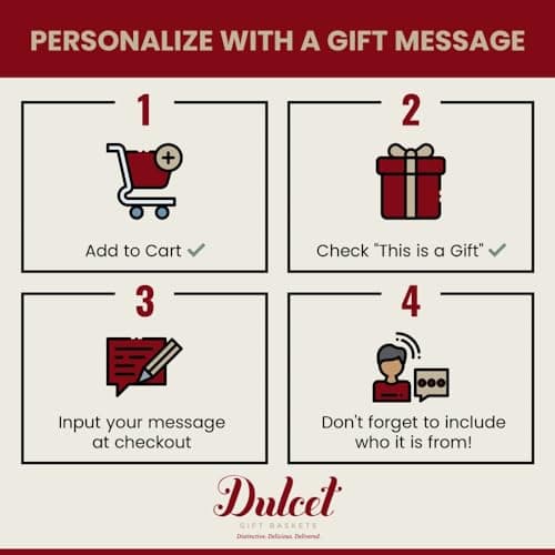 Dulcet Gift Baskets Merry Christmas Gift Baskets for Families Fresh Bakery Sampler Gift Basket Ideal Gift for Holiday Gifting to Women, Business Clients, Neighbors.