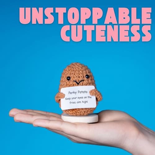 Cheerpal Veggies — Crochet Veggie Pack w/Stand (9 pc) Handmade Crochet Figurines Decor - Desk, Office, Coworker, Friend | Gifts for Women, Teen Girls, Mom, Girlfriend