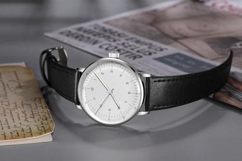 Boyarca Vintage Mechanical Watch with Domed Glass Watch Mirror and 40mm case, Casual and Minimalist Manual Winding Mechanical Wrist Watch for Men and Women