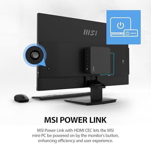 msi PRO MP273L E14 27-inch IPS 1920 x 1080 (FHD) Gaming Office Monitor, 144Hz, Adaptive-Synch, HDR Ready, HDMI, VGA Port,VESA Mountable, Tilt, 4-Side Slim Bezel,1ms, Black