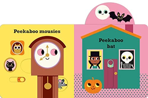Peekaboo: Pumpkin: (An Interactive Board Book for Babies & Toddlers with Mirror & Sliders to Push, Pull, or Turn. Cute Halloween Artwork Includes a Bat, Black Cat, Witch, & More.) (Peekaboo You) 1536229814