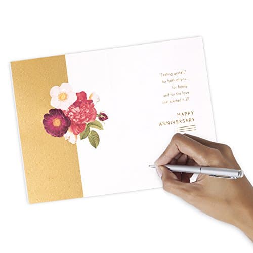 Hallmark Anniversary Greeting Card for Parents (Grateful For You Both)