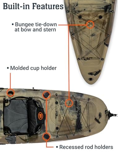 Brooklyn 12.0 Pro Single Pedal Kayak by BKC