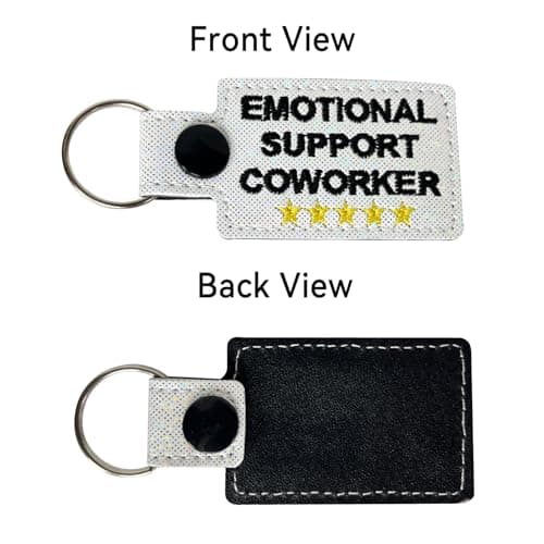Coworker Gifts: Emotional Support Keychain for Work Bestie & Christmas