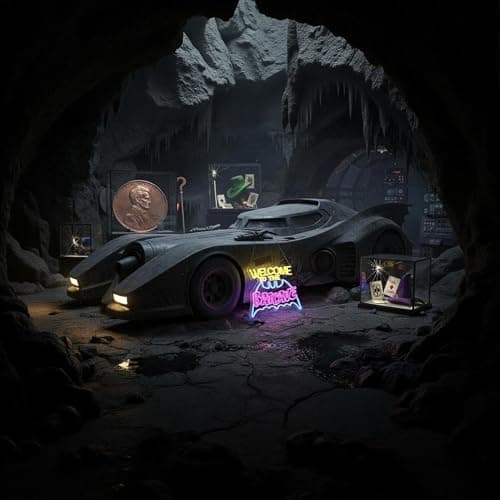 Bat Cave Neon Sign - Wall Decor, Halloween Deocr, Room, Funny Home Decor, Neon Light, LED Sign, Hanging, Bedroom, Dorm, Man Cave, Christmas Supply (USB)