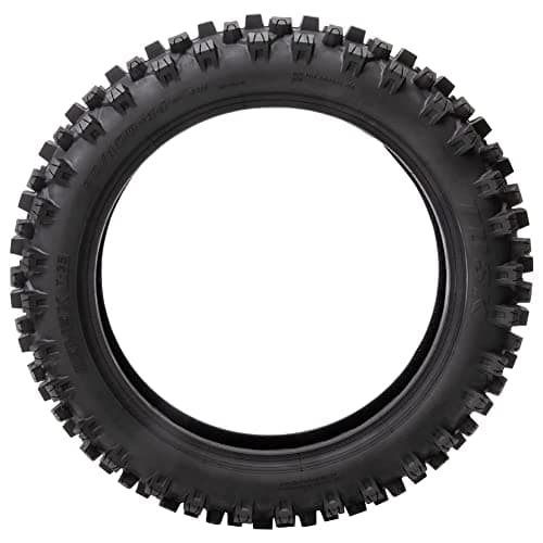 Tusk EMEX T-35® Soft/Intermediate Terrain Dirt Bike Front and Rear Tire Set – Front 60/100x14 & Rear 80/100x12 – Deep Tread Off-Road Trail Tires – Tube Type Motocross Motorcycle Tires