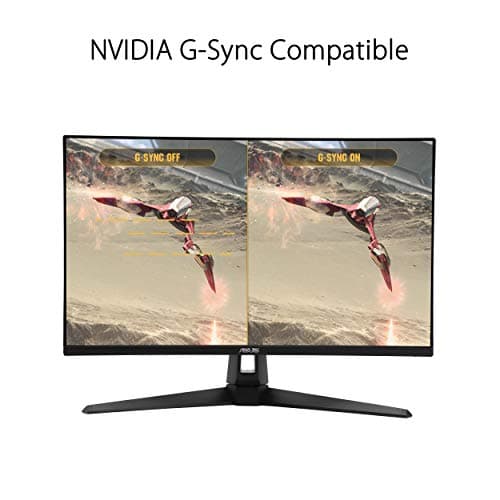 ASUS TUF Gaming 27" 2K HDR Monitor (VG27AQ1A) - QHD (2560 x 1440), IPS, 170Hz (Supports 144Hz), 1ms, Extreme Low Motion Blur, Speaker, G-SYNC Compatible, VESA Mountable, DisplayPort, HDMI