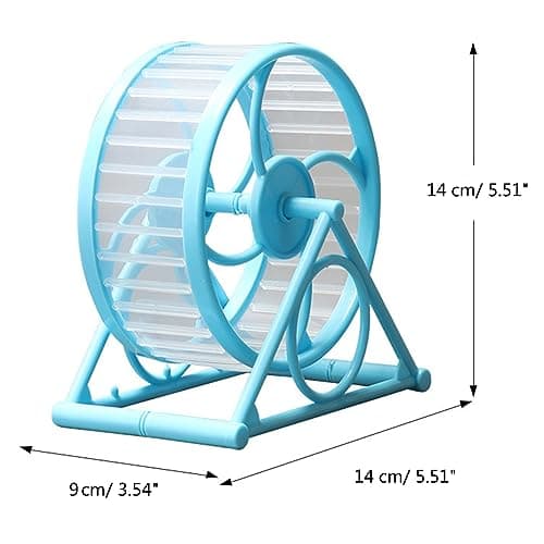 Pet Hamster Exercise Running Wheel with Stand Playing Supplies Cage Toy Gerbils Hamster Running Jogging Toy Hamster Running Wheel Small