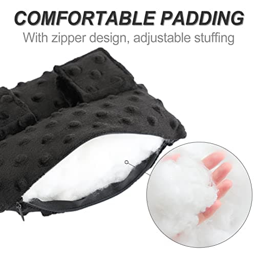 Pacemaker Pillow Chemo Port Pillows for Mastectomy, Open Heart Surgery Recovery Gifts Breast Cancer Bypass Post Surgery Cushion, Minky Dot Black