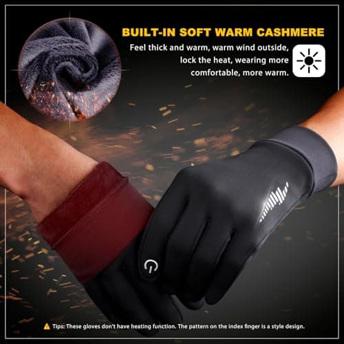 SIMARI Winter Gloves Women Men Ski Snow Gloves Liner Thermal Warm Touch Screen, Suit for Running, Cycling, Biking, Hiking, Driving, Walking, Typing, Freezer Work, Sports, Soccer, Shooting, Gaming 102