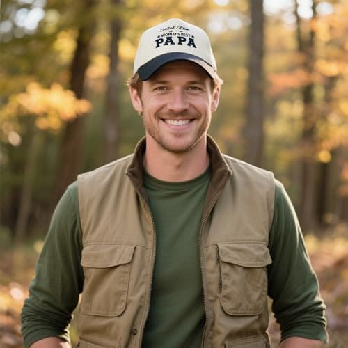 Vintage Adjustable Fathers Day Retirement Gifts from Daughter Son Wife Birthday Gifts for Grandpa/Dad/Papa Embroidered Baseball Cap B0FKGND3HJ