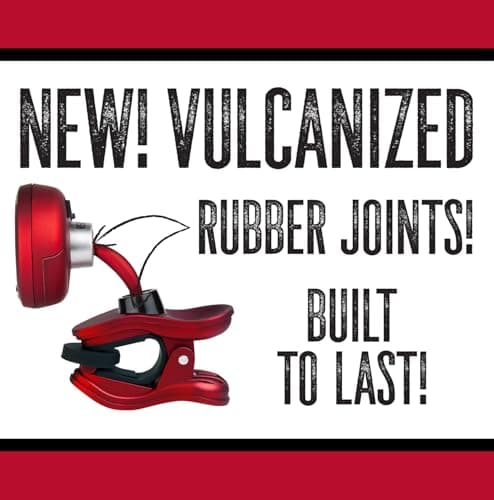 Snark Silver Snark Chromatic Tuner, Red (SIL-RED)