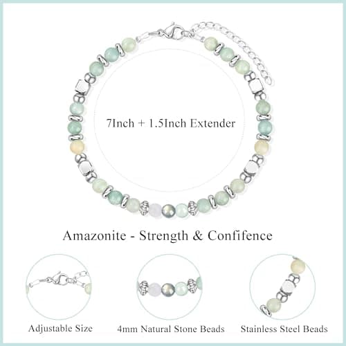 𝗚𝗶𝗳𝘁𝘀 𝗳𝗼𝗿 𝗪𝗼𝗺𝗲𝗻 𝗠𝗼𝗼𝗻𝘀𝘁𝗼𝗻𝗲 𝗔𝗺𝗮𝘇𝗼𝗻𝗶𝘁𝗲 𝗕𝗿𝗮𝗰𝗲𝗹𝗲𝘁𝘀, New Beginnings Retirement Christmas Graduation Birthday Good Luck Gifts for Women Mom Grandma Sister Coworkers Friends