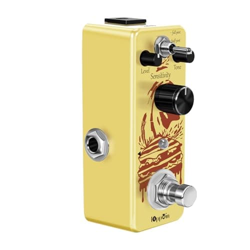 IOppWin COMP Optical Compressor Pedal - Classic Smooth Dynamics Control, Preserves Transients, Metal Enclosure, True Bypass for Guitar/Bass