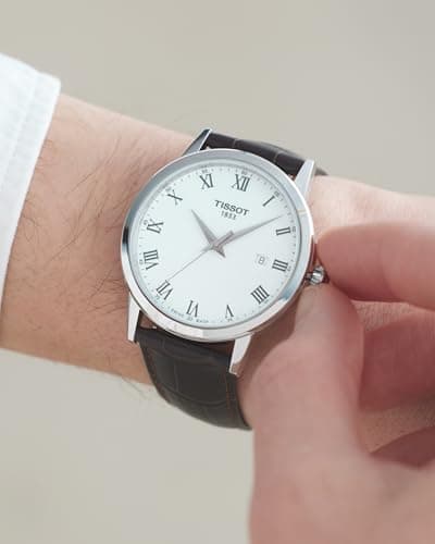 Tissot Mens Classic Dream Stainless Steel Dress Watch