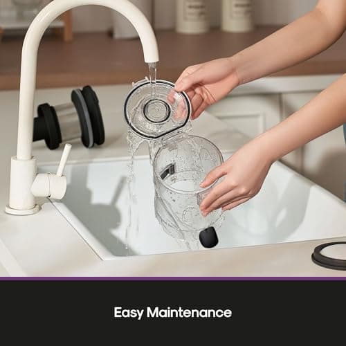 Eureka Cordless Vacuum Cleaner, Anti-Tangle Brushroll, Rechargeable Stick Vacuum, Lightweight for Carpet, Hard Floor, Pet Hair, White NEC280WH