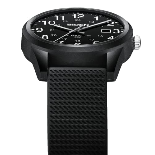 LN LENQIN Mens Watches Analog Quartz Sports Unisex 30M Waterproof Nurse Watch for Men Women Medical Professionals Military Time with Second Hand Glowing Easy to Read Dial