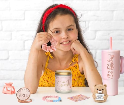 13th Birthday Gifts for Girls - 13 Year Old Girl Gifts Ideas for Offical Teenagers Girls - 13th Birthday Decorations Trendy Teen Girl Stuff - 11 Pieces Best Present for Daughter, Niece