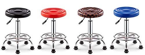 5PCS Bell Glides 2" Replacement Office Desk Chair or Stool Swivel Caster Wheels,Easy Conversion from Wheeled Casters to Stationary Feet to Protect Wood or Hardwood Floor
