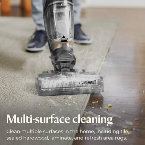 BISSELL® CrossWave® HydroSteam™ Wet Dry Vac, Multi-Purpose Vacuum, Wash, and Steam, Sanitize Formula Included, 35151