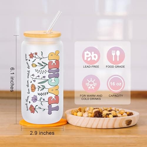 Teacher Appreciation Gifts for Women, Thank You & End of Year Gifts for Women Teachers Set of 10