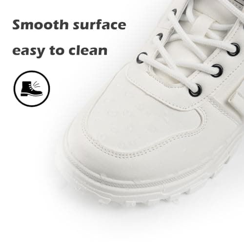 Yeeteepot Womens Snow Boots Warm Winter Boots Ladies Fur Lined Ankle Boots Lace Up Outdoor Booties Anti-Slip Sneakers Waterproof Walking Shoes