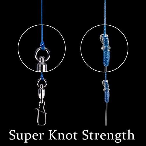 RIKIMARU Braided Fishing Line Abrasion Resistant Superline Zero Stretch&Low Memory Extra Thin Diameter 327-1094 Yds, 4-180LB