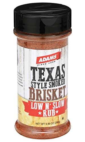 Adams Texas Style Smoked Brisket Low N’ Slow Rub, 9.89 Ounce Bottle (Pack of 3)