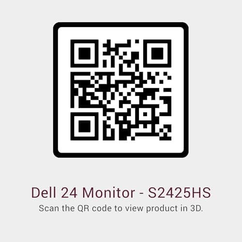 Dell S2425HS Monitor - 23.8 Inch, FHD (1920x1080) Display, 100Hz Refresh Rate 1500:1 Contrast Ratio, TÜV Rheinland Eye Comfort 4 Star, Integrated 2x5W Speaker, Height/Tilt/Swivel/Pivot - Ash White