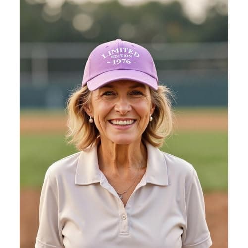 50th Birthday Gifts for Him Her, 50 Year Old Gifts Ideas, Adjustable Washed Cotton Embroidered Baseball Cap B0FJRQ6JCK