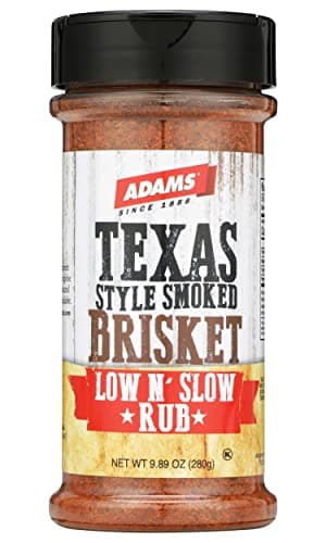 Adams Texas Style Smoked Brisket Low N’ Slow Rub, 9.89 Ounce Bottle (Pack of 3)