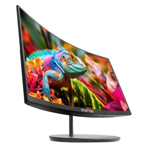 New! Sceptre Curved 27-inch Gaming Monitor 100Hz 1080p R1500 98% sRGB HDMI x2 VGA Build-in Speakers, VESA Wall Mount Machine Black 2026 (C275W-1920RN Series)